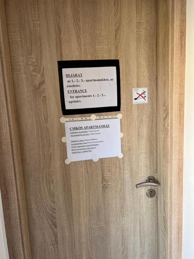 Csikos Apartman 기에네스디아스 외부 사진